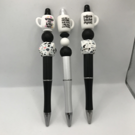 bekers met opdruk pen