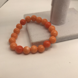 oranje acryl armband
