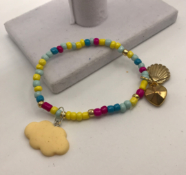 summer fun armband met  bedels
