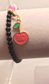 juicy pink zwart 17 cm