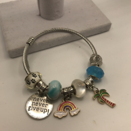 pandora stijl armband 16 -20 cm