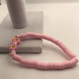 pink flower smiley