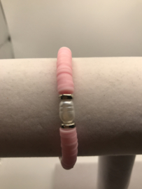 juicy pink met parels