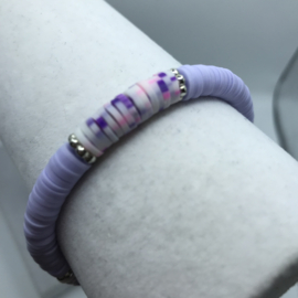 retro noise lavendel armband 17 cm