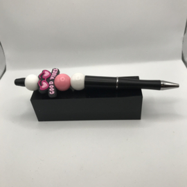 good vibes beaded pen