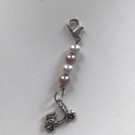 acryl parel sleutelhanger