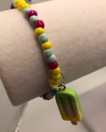 summer fun ijsjes armband 17-18 cm