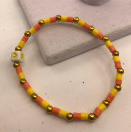 sunset heish armband 17 cm