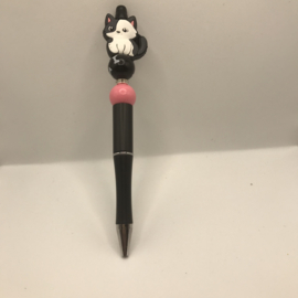 zwarte pen met poesje