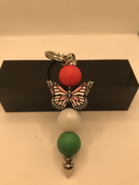 vlinder sleutelhanger