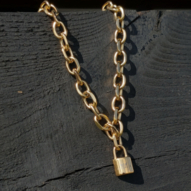 RVS ketting Chain | goudkleurig