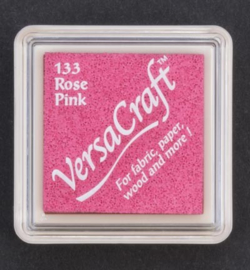 VK-SML-133 Versacraft inkpad small Rose Pink