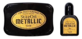 Stazon inktpad set Metallic Gold SZ-000-191