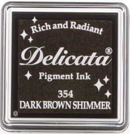 Delicata Small Dark Brown Shimmer DE-SML-354