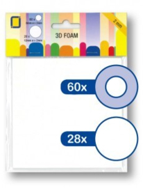 JEJE 3D 3D Foam rondjes 2 mm