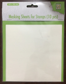 Nellie choice MMSFS001 Masking sheets for stamps 150x150mm