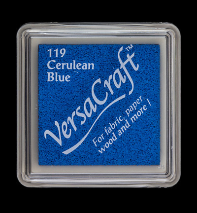 VK-SML-119 Versacraft inkpad small Cerulean Blue
