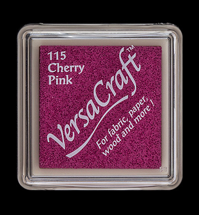 VK-SML-115 Versacraft inkpad small Cherry Pink