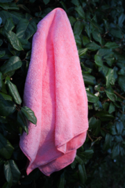 Pink Microvezel krullen handdoek