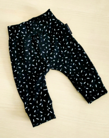 Unisex broekje sprinkles black