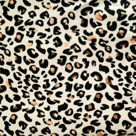 Legging Brown/gold leopard