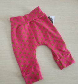 Broekje Pink with green dots