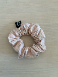 Scrunchie roze bloemen