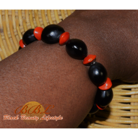 Armband INDRA in black/red