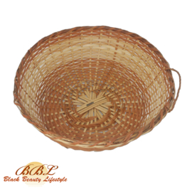Braided Baskieta basket with handle Ø 42 cm