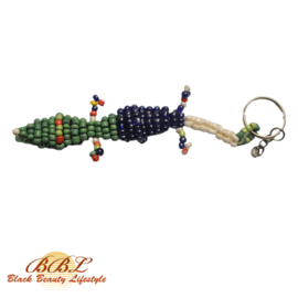 Crocodile keychain - HOLATA - green/blue