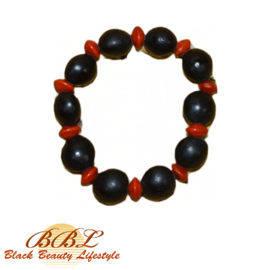 Armband INDRA in black/red