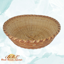 Large braided Baskieta basket Ø 50,5 cm