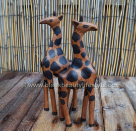 Handcrafted wooden Giraffe