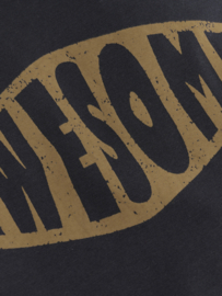 Minymo - T-shirt "Awesome" donkerblauw