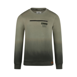 Koko Noko - Sweater met ronde hals doorlopend groen