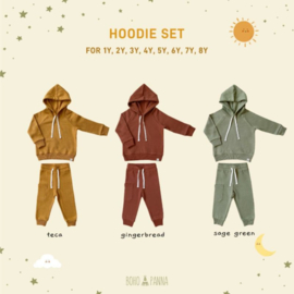 Hoody set - Gingerbread