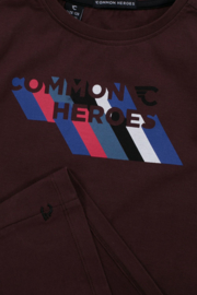 Common Heroes - T-shirt bordeaux