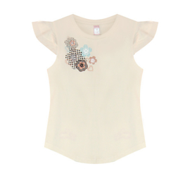 Vinrose t-shirt - 'bloemetjes'
