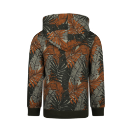 Koko Noko - Hoodie met overall bladprint