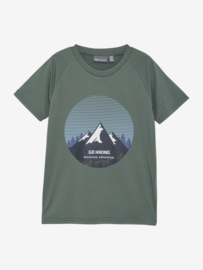 Color Kids - T-shirt with print dark forest