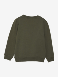 Sweater - Olive with print