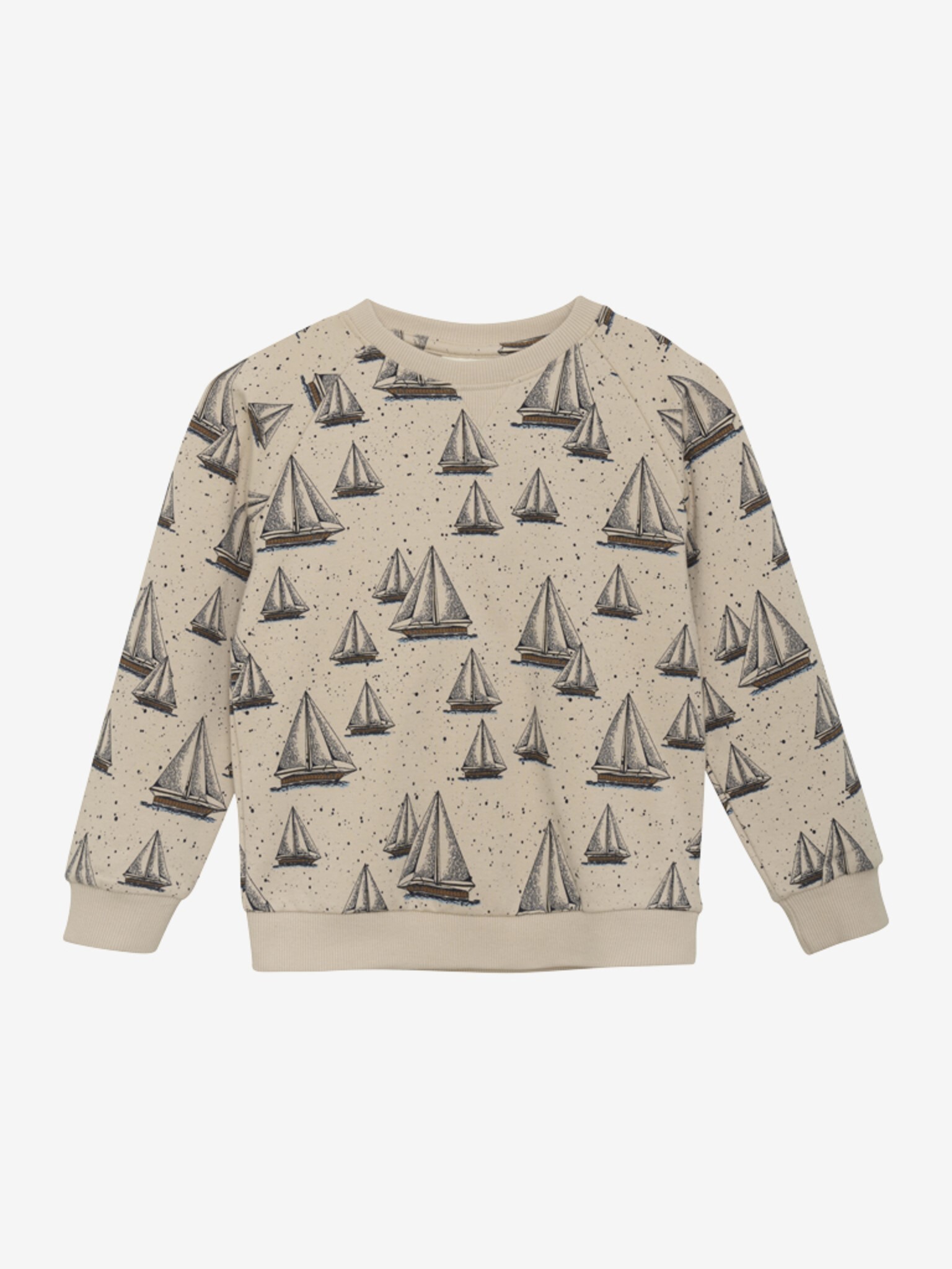 Minymo -  Sweater met zeilbootjes