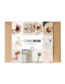tafelkalender Coral Rose