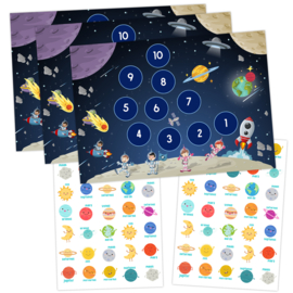 Beloningssysteem Planetenvriendjes met Stickers - onverpakt