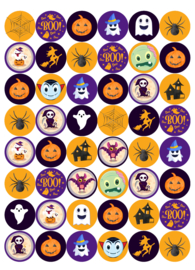 Stickervel Halloween - verpakt voor winkelverkoop