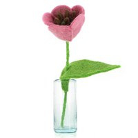 Viltbloem Tulp - roze
