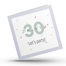 30 Let's party!