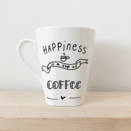 Hapiness is a cup of coffee
