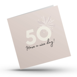 50! Have a nice day