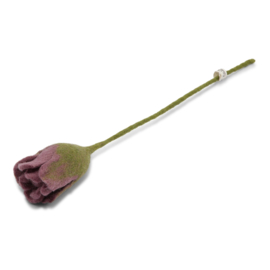 Viltbloem Tulp paars